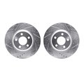 Dynamic Friction Co Rotors-Drilled and Slotted-SilverZinc Coated, 7002-39003 7002-39003